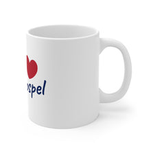 Load image into Gallery viewer, I Love The Gospel Mug, Inspirational Coffee Cup, Christian Gift, Religious Mug, Church Lover's Cup, Faith-Based Drinkware