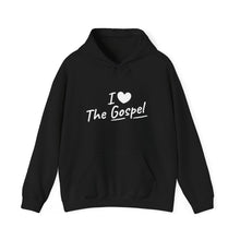 Load image into Gallery viewer, Copy of I Love The Gospel Unisex Hooded Sweatshirt, Cozy Christian Hoodie, Faith Apparel, Religion Gift, Casual Wear