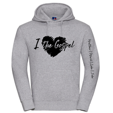 Load image into Gallery viewer, I love the Gospel - Grey Authentic hooded Hoodie
