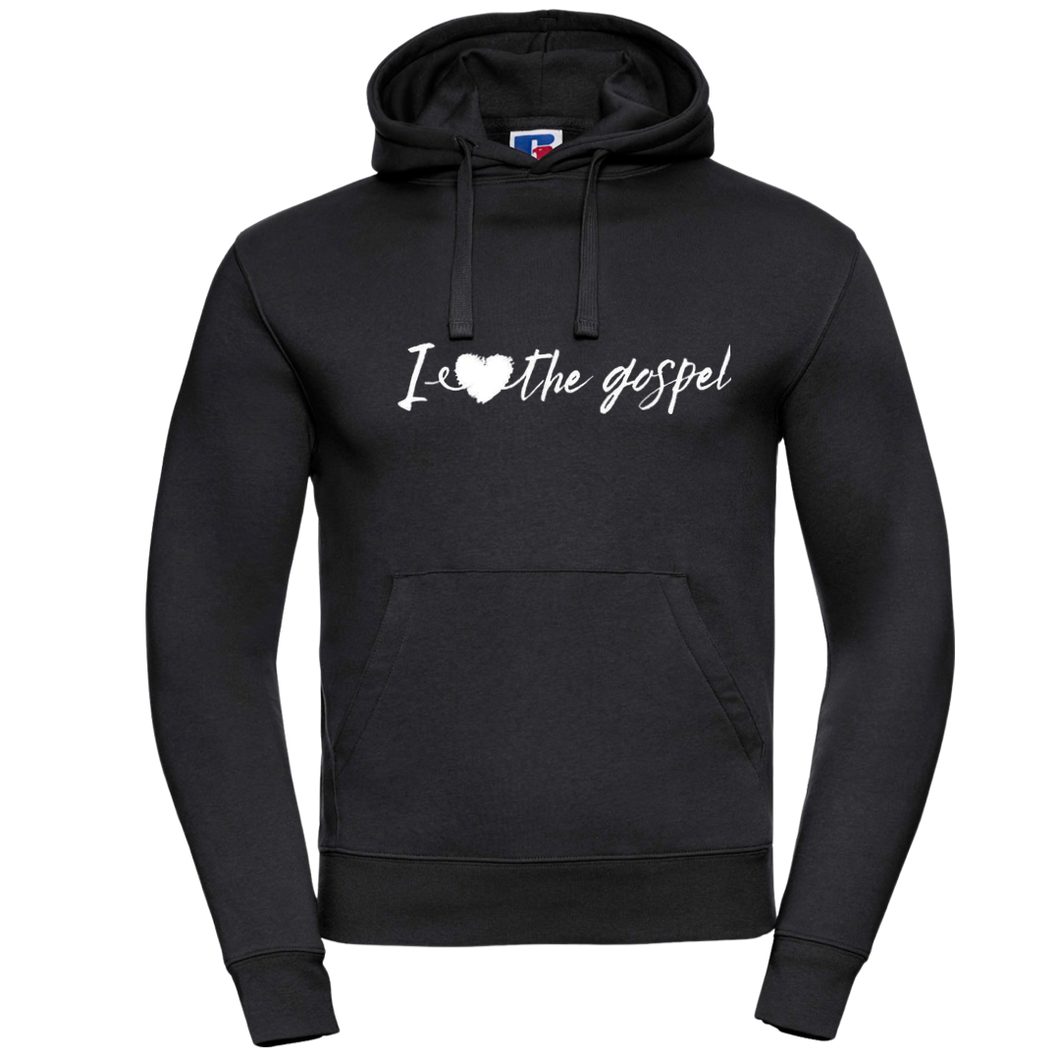 I love the Gospel - Black Authentic Hoodie