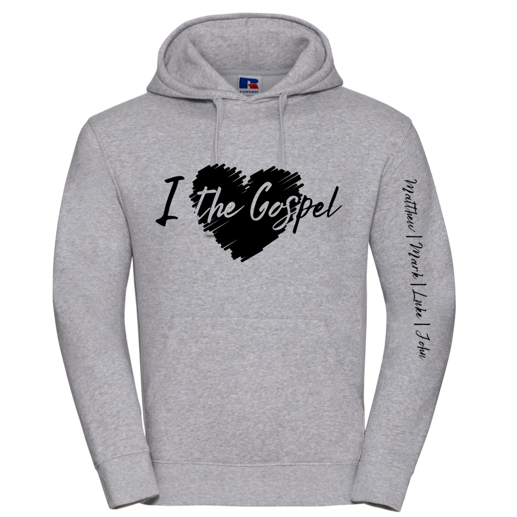 I love the Gospel - Grey Authentic hooded Hoodie